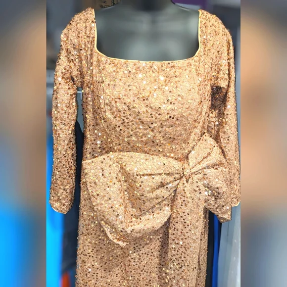 Miss Ord Sequin Formal Evening Gown - Picture 2 of 10